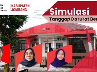 Simulasi Tanggap Darurat Bencana: PMI Kabupaten Jombang Kirimkan 3 Relawan Terbaik