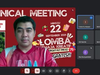 Technical Meeting Lomba Remaja Kreatif HUT PMI ke-79 tahun 2024
