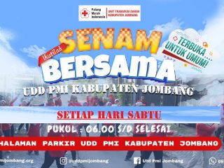PMI Kabupaten Jombang Gelar Senam Gratis Bersama untuk Masyarakat