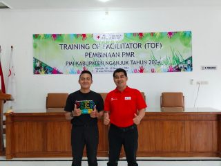 PMI Kabupaten Jombang Kirimkan 2 Fasilitator TOF Pembinaan PMR di PMI Kabupaten Nganjuk