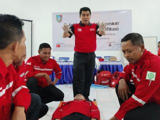 PMI Kabupaten Jombang Dukung Pelatihan P3K Regu Penanggulangan Kebakaran Kelas C di BLK