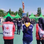 PMI Jombang Berikan Layanan P3K Pada LKBB Garuda Super Fest 2026 Di SMAN 3 Jombang
