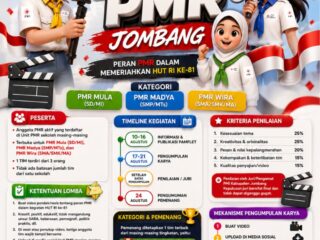 LOMBA VIDEO PENDEK “AKSI PMR JOMBANG” HUT RI 81 Tahun 2026