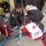 Korban Kecelakaan di Depan Pabrik Plywood Diwek Dievakuasi ke RSUD