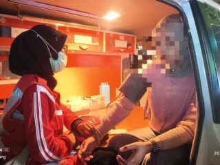 Tim Kesehatan PMI Siaga Dalam Kegiatan Ringin Contong Carnival 2026
